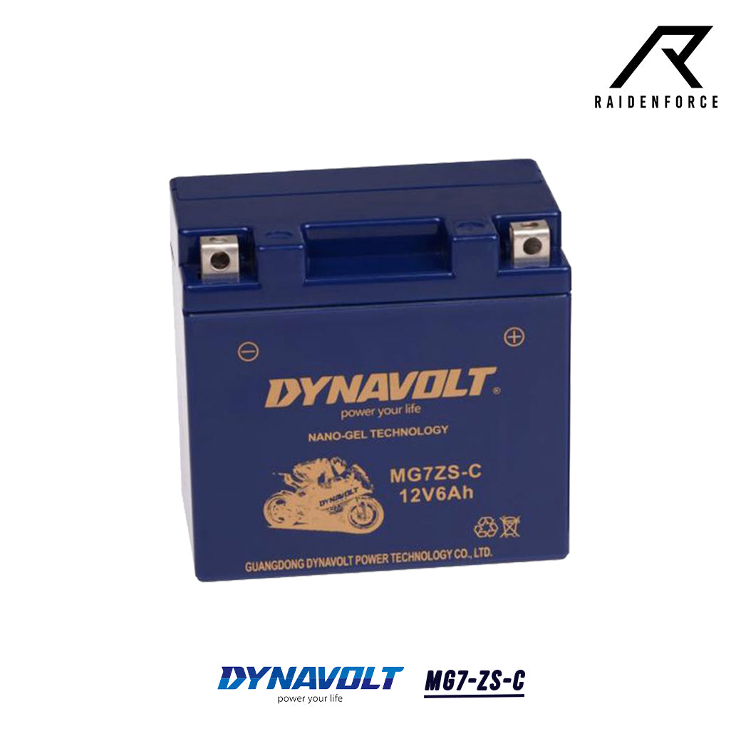 แบตเตอรี่ Dynavolt Nano Gel (MG7-ZS-C) (YTZ7S)
