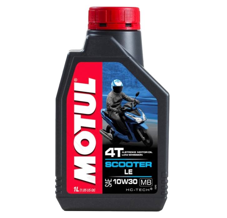 Semi-synthetic engine oil MOTUL LE SCOOTER 4T 10W-30 0.8 liters