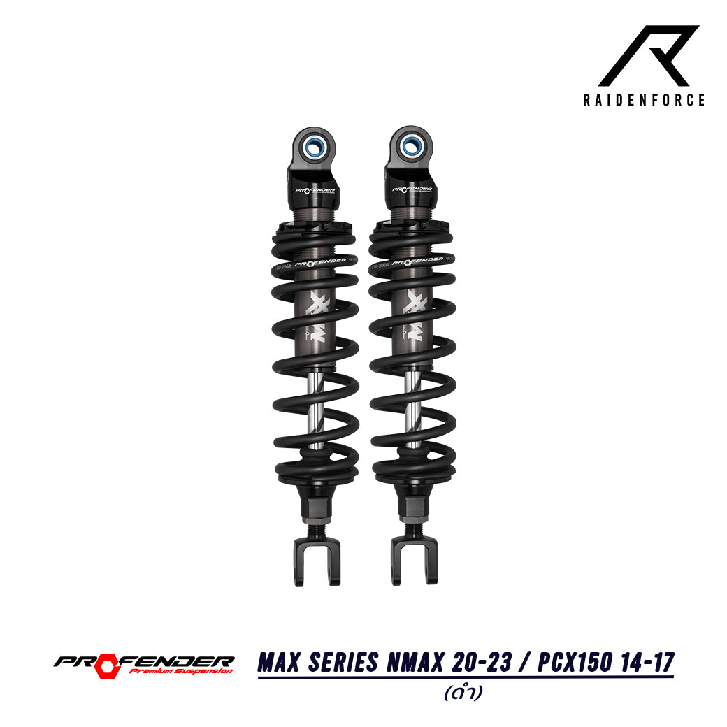 โช้ค PROFENDER MAX SERIES NMAX 'ปี20-23 /PCX150 14-17 สีดำ