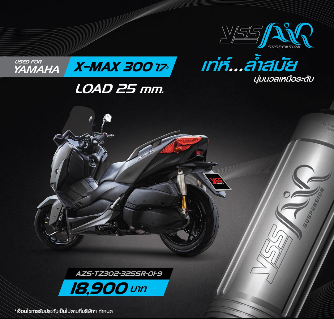 Shock YSS AIR SUSPENSION YAMAHA XMAX300