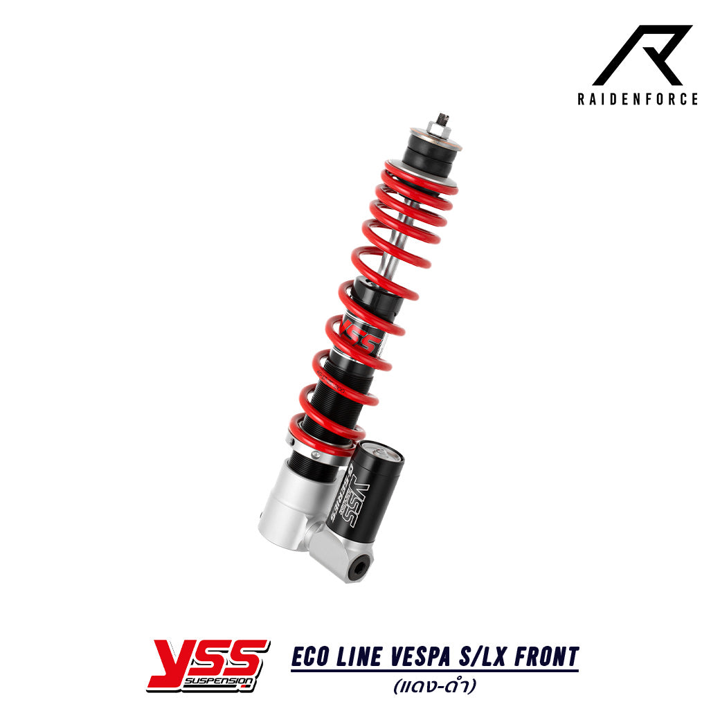 โช้ค YSS ECO Line Vespa S/LX Front สี แดง/ดำ VK302-200T-06-858