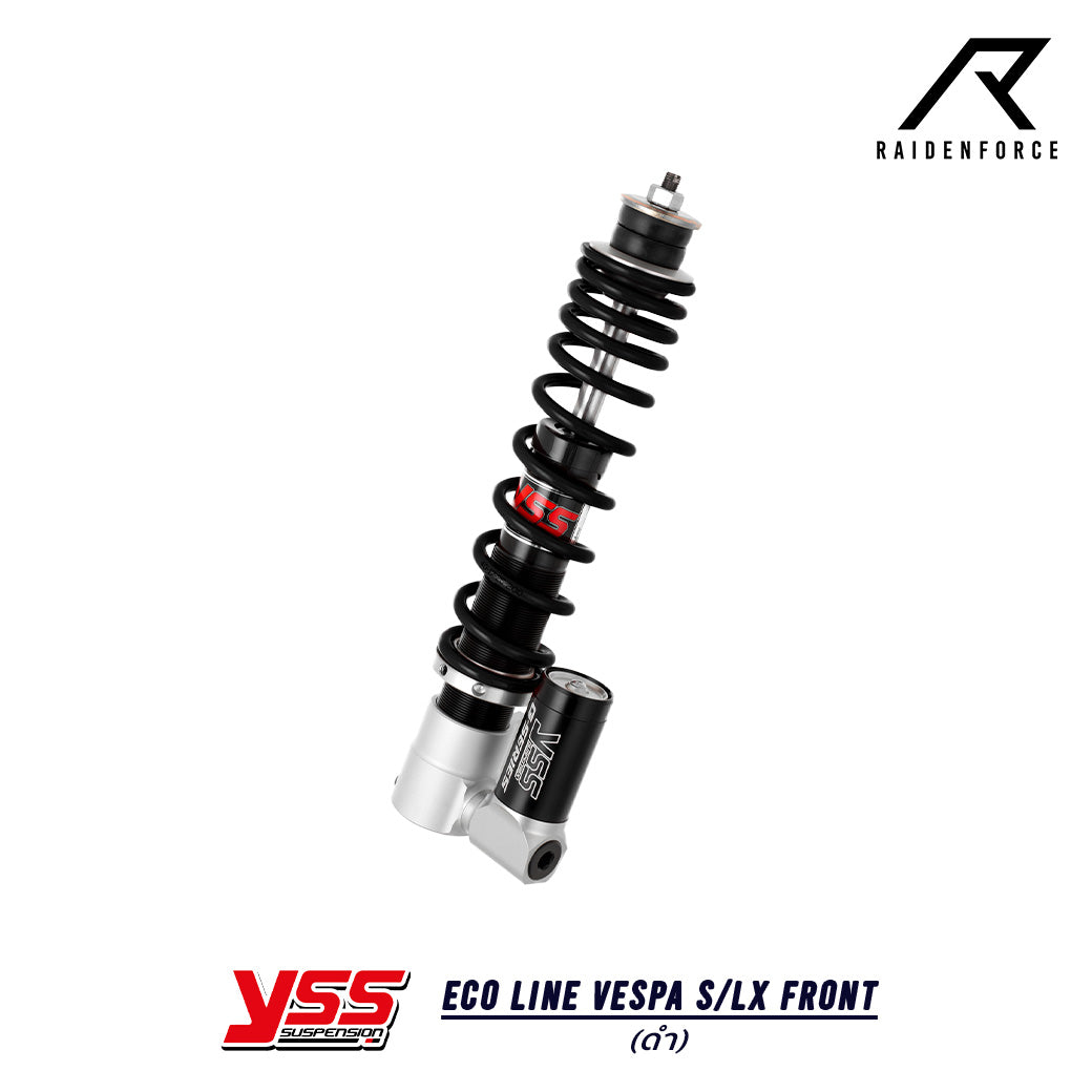 โช้ค YSS ECO Line Vespa Sprint/Primavera Front สี ดำ/ดำ