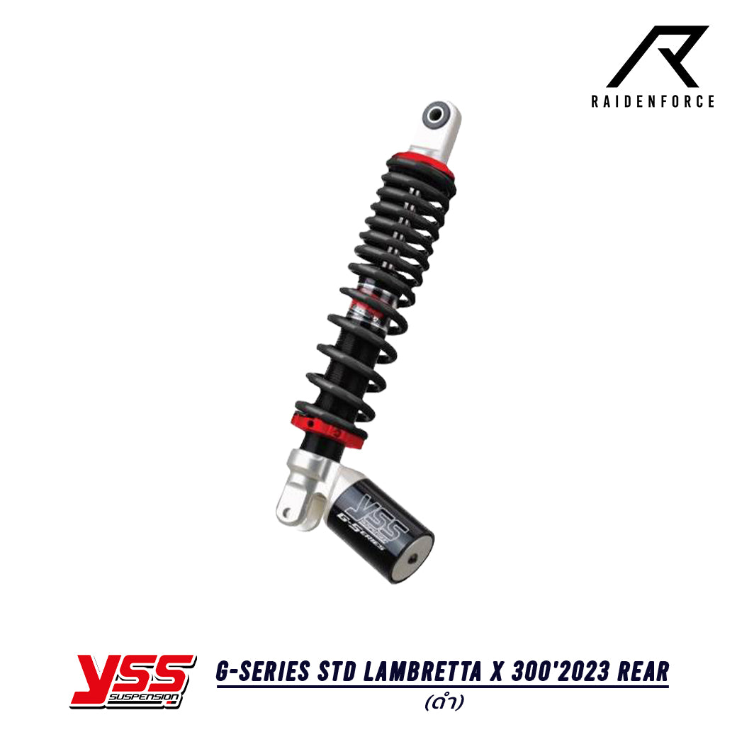 Shock YSS G-Series STD Lambretta/X300'23 Rear black/black