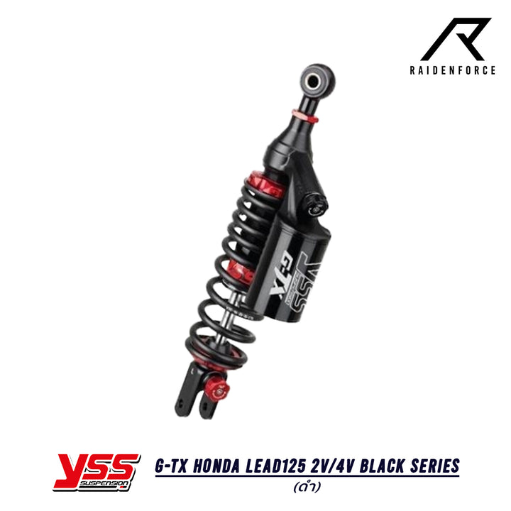 Shock YSS G-TX Honda Lead125 2v/4v Black series, black color