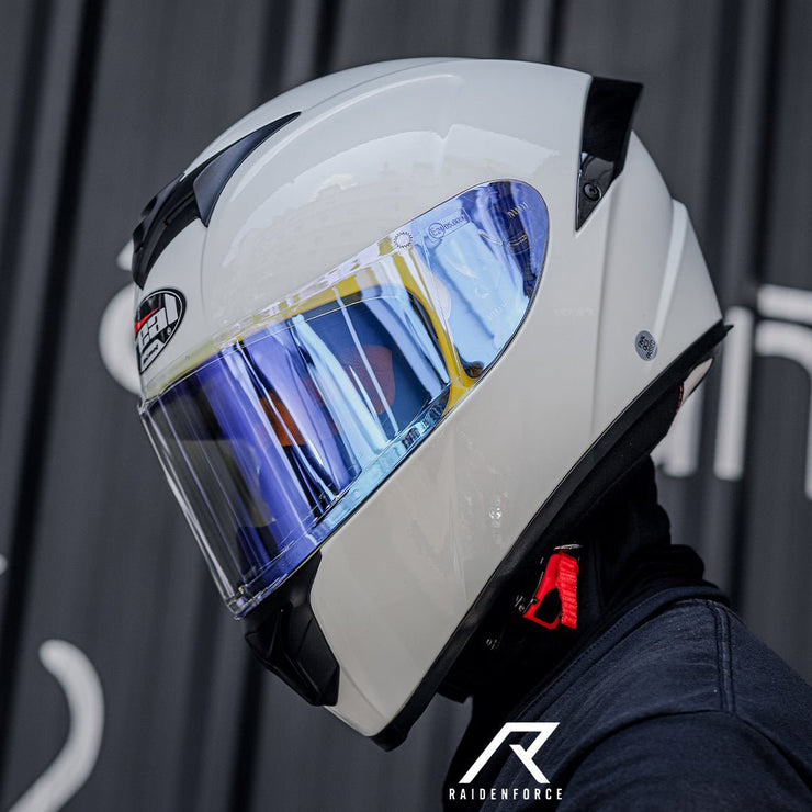 หมวกกันน็อค REAL Helmets Thunder พื้น ขาว