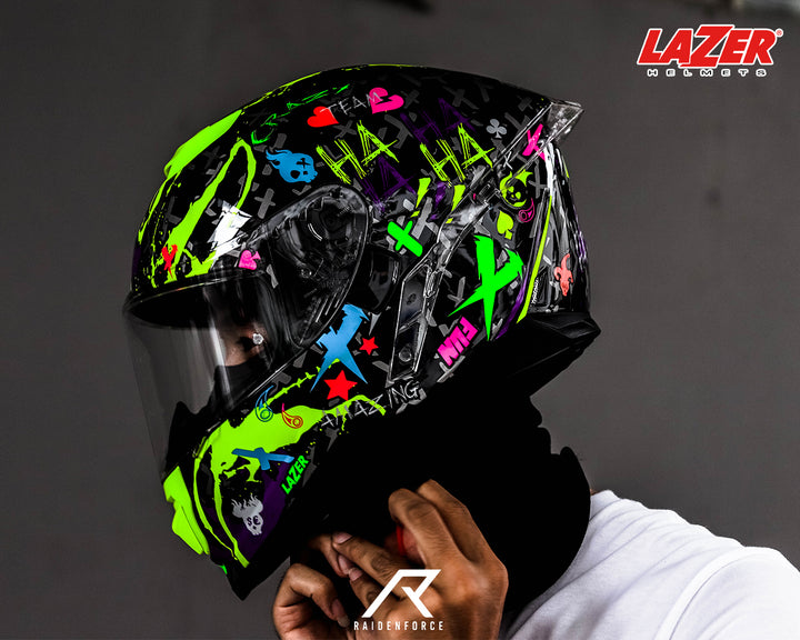 LAZER Helmet RAFALE Crazy Black Pattern Helmet