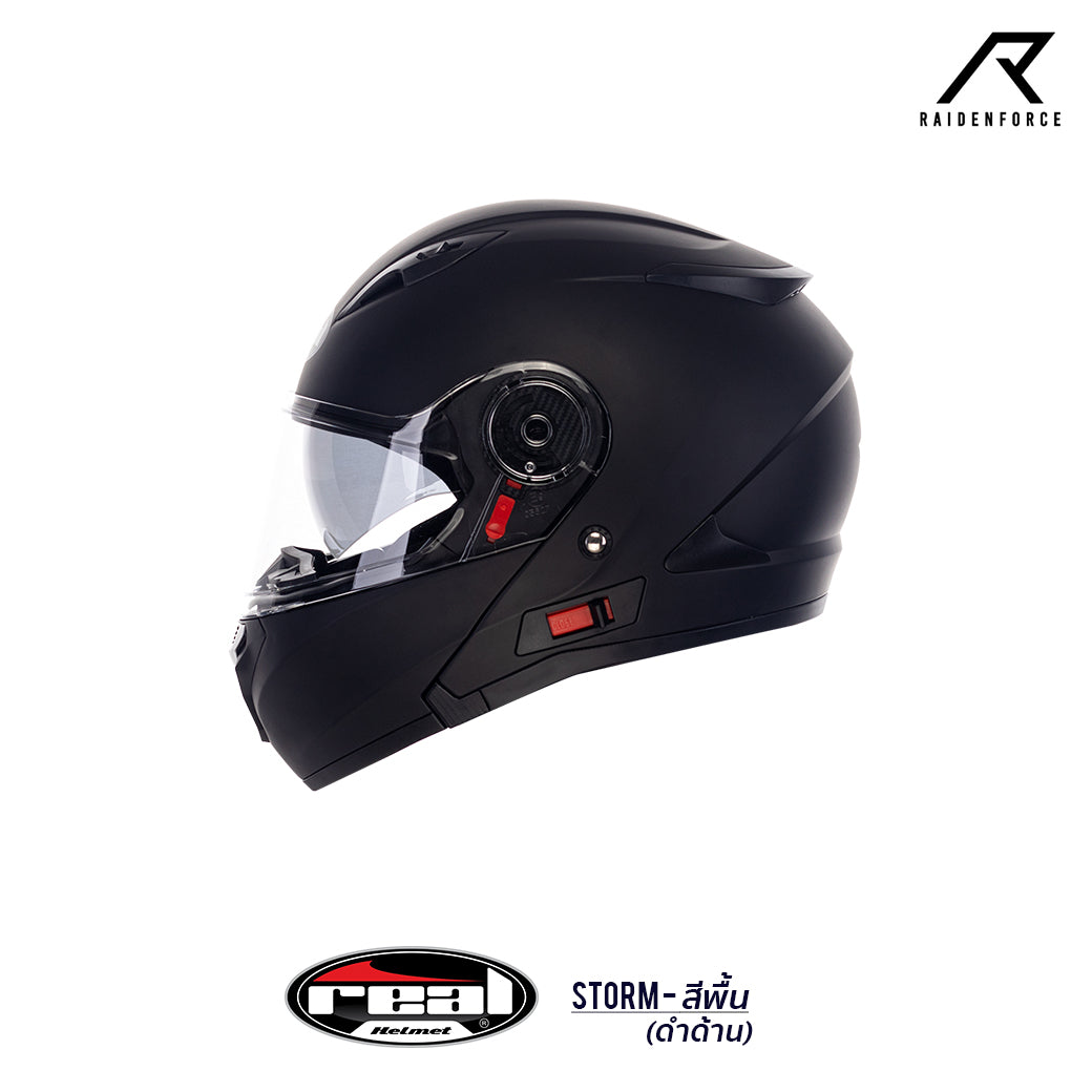 REAL Helmet STORM, matte black base