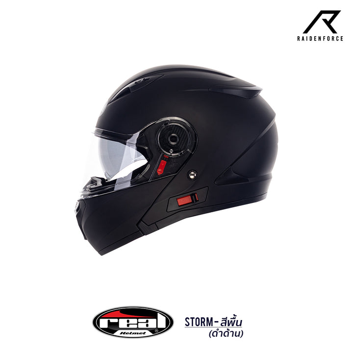 REAL Helmet STORM, matte black base