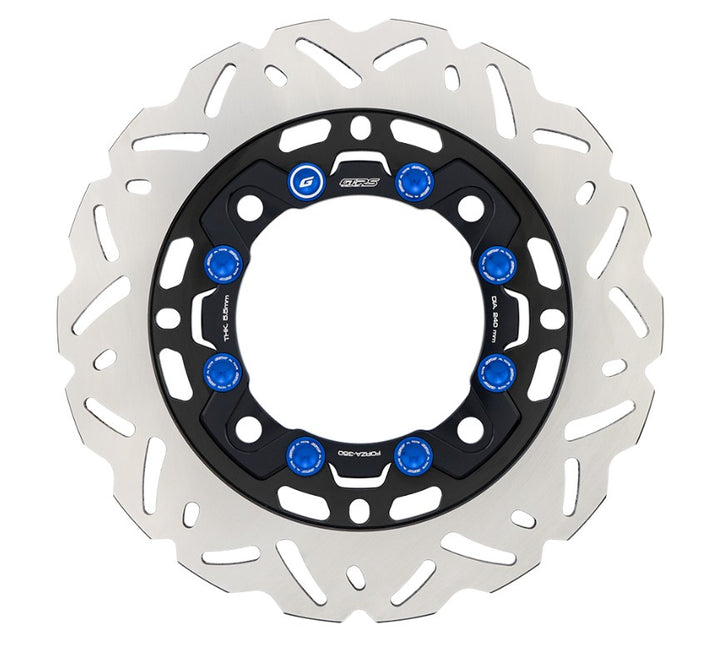 Rear brake disc GTR CNC FORZA, wavy pattern-240mm