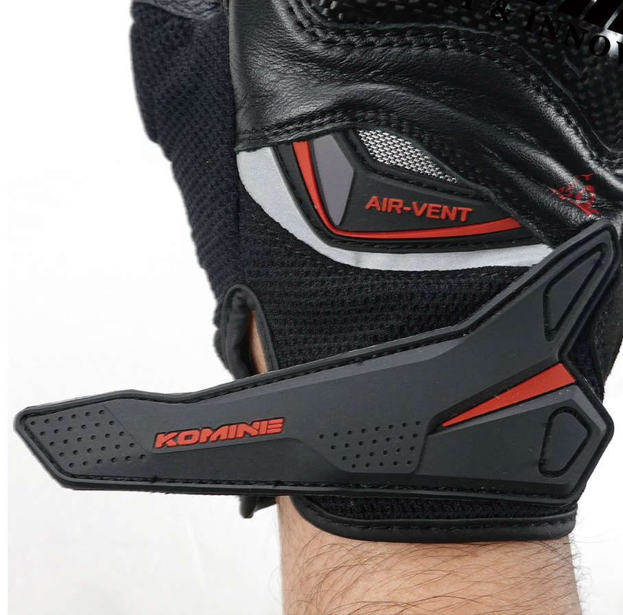 KOMINE gloves model GK-224 red/black
