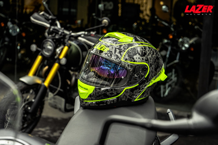 หมวกกันน็อค LAZER Helmet RAFALE  $13 Original ดำเทา