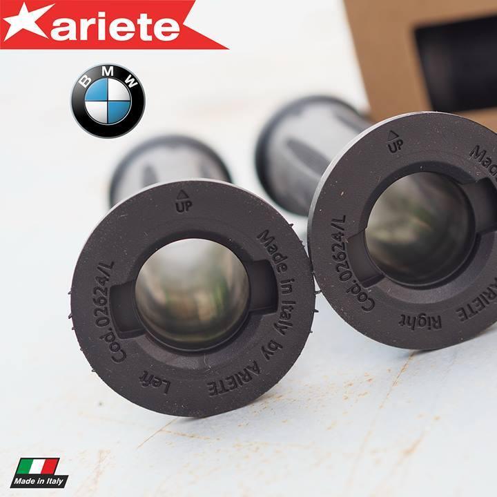 Ariete handlebar grips, BMW Road Grip model, black