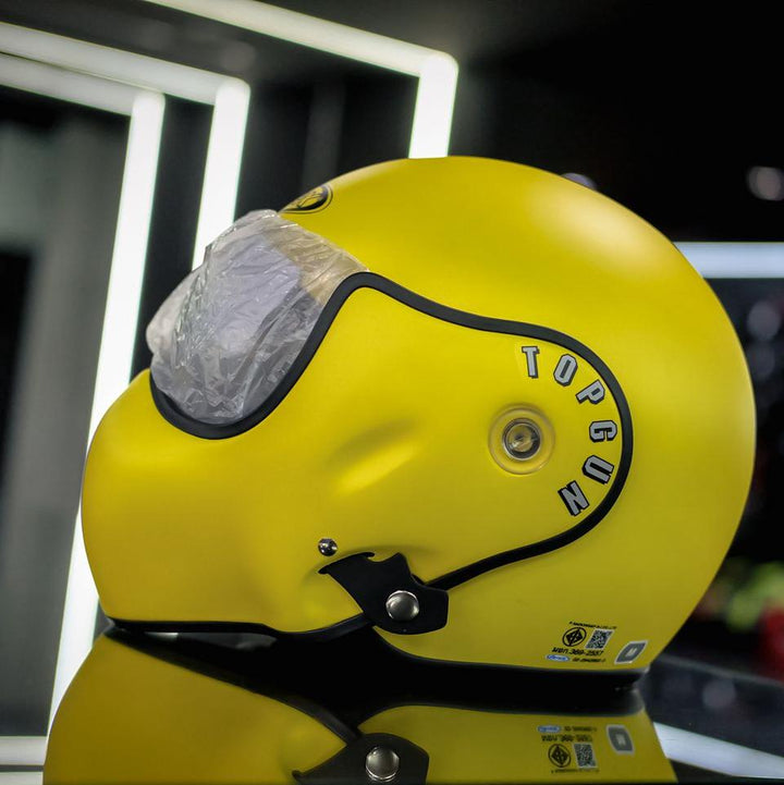 Avex Topgun Air Helmet, Glossy Yellow