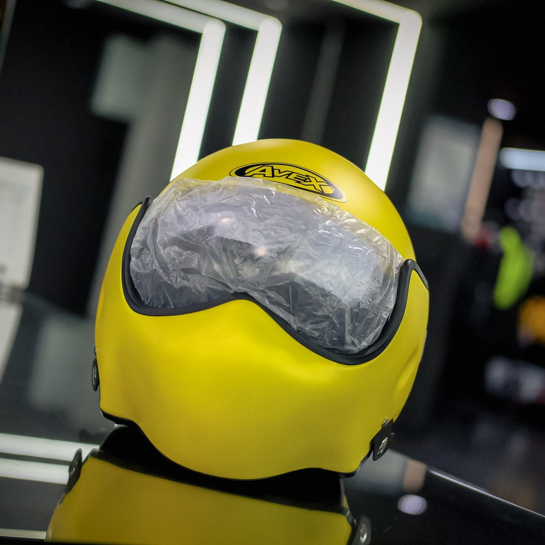 Avex Topgun Air Helmet, Glossy Yellow