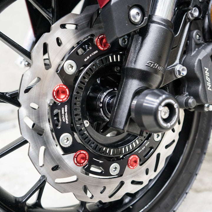Front brake disc GTR CNC FORZA, wavy pattern - 256mm