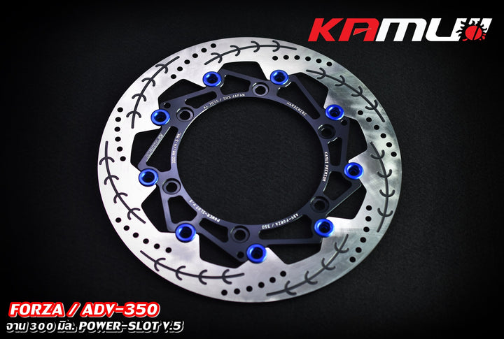 Front disc brake plate KAMUI 300 MM. V.5 model Forza350