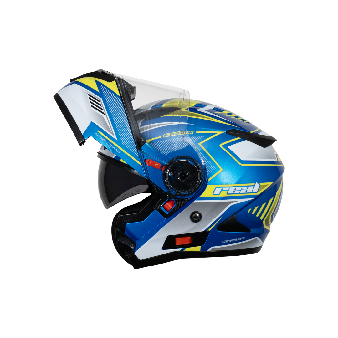 หมวกกันน็อค Real Helmets Storm Eagle Force น้ำเงิน