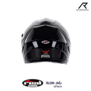 หมวกกันน็อค REAL Helmet Falcon พื้น-ดำ