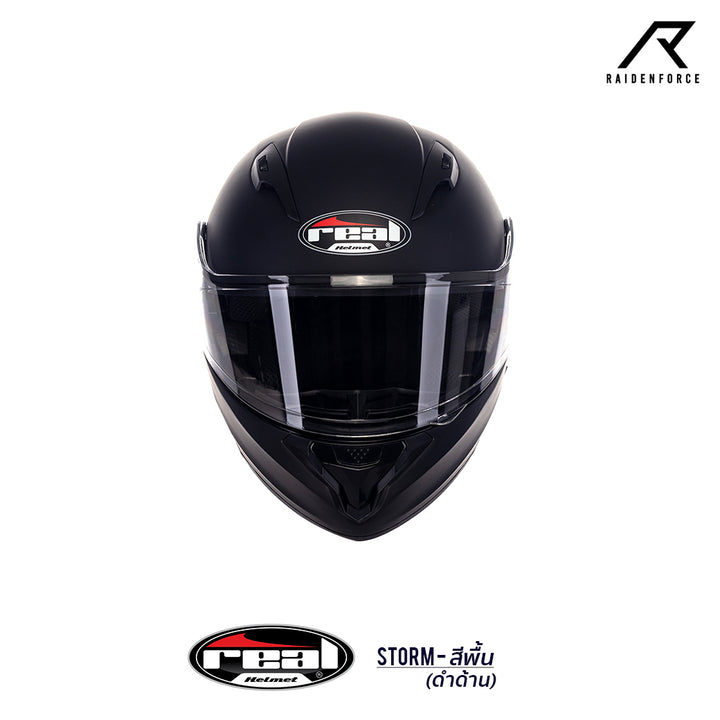 REAL Helmet STORM, matte black base