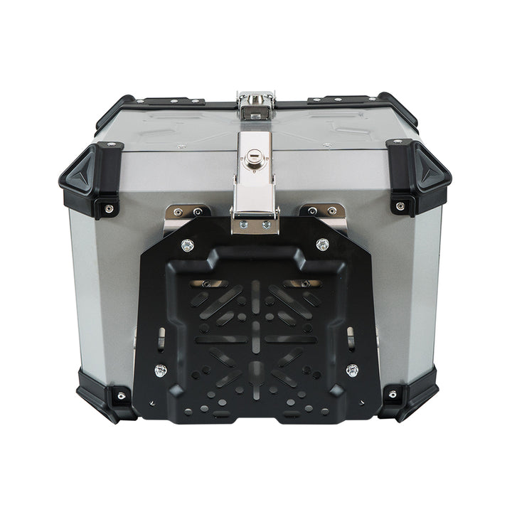 Rear box, seat, aluminum, TMAX model, silver color
