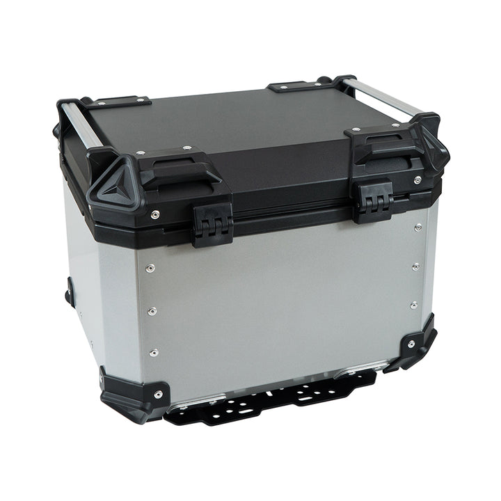 Rear box, seat, aluminum, TMAX model, silver color