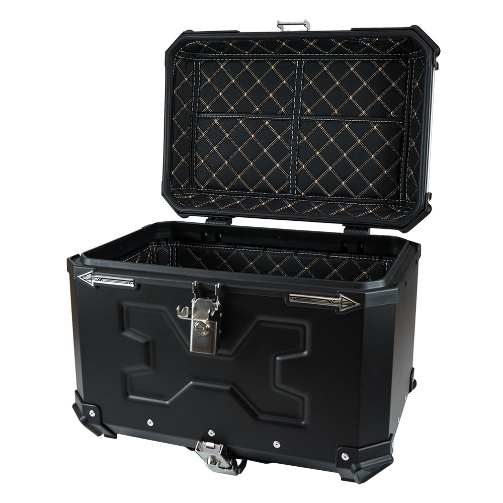Rear box, seat, aluminum, TMAX model, black color