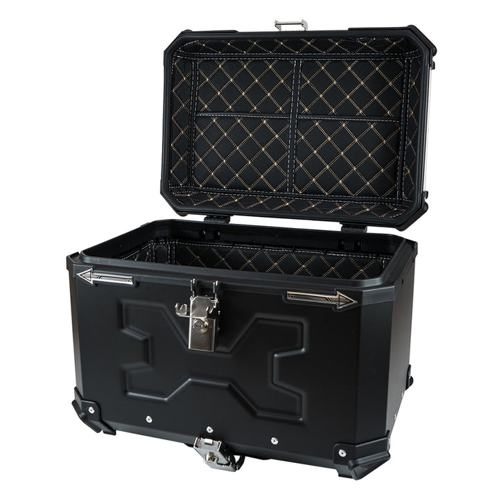 Rear box, seat, aluminum, TMAX model, black color