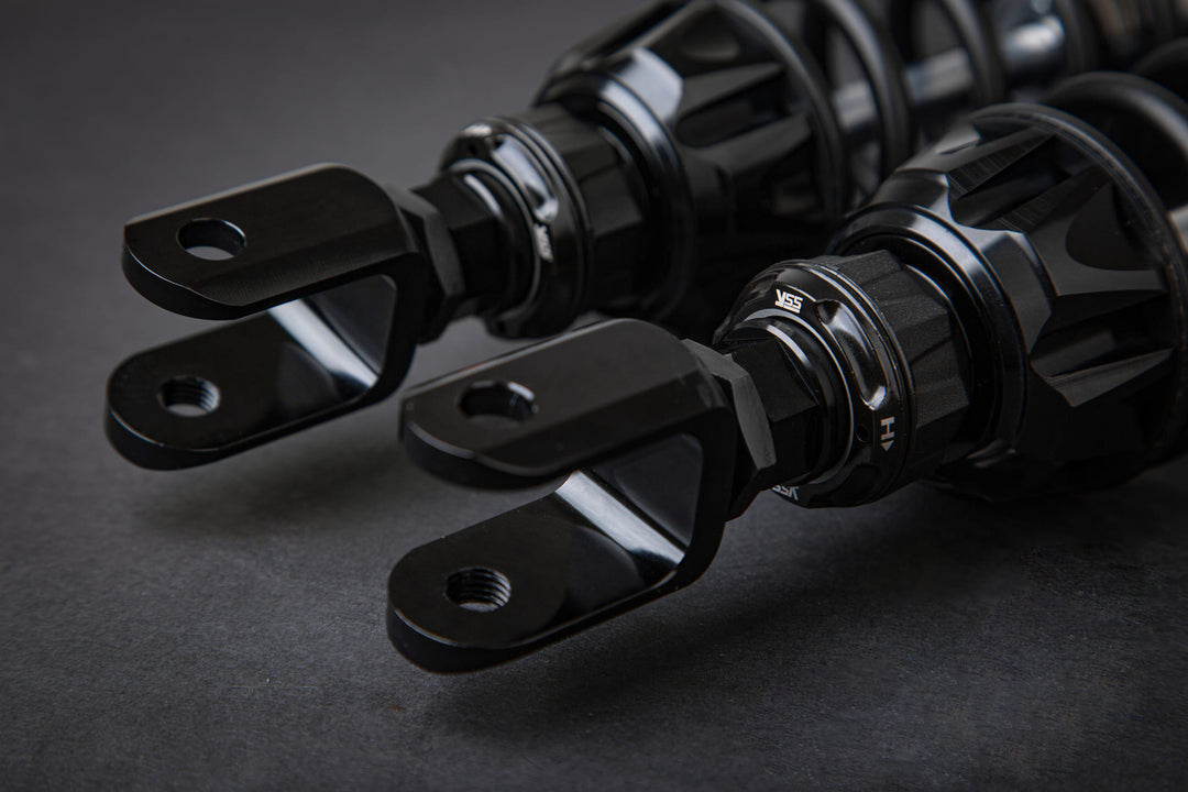 Shock YSS G-TX Honda Forza300-350'18-23 Black Edition, all black color