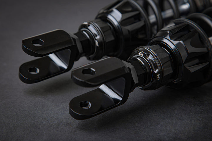 Shock YSS G-TX Honda Forza300-350'18-23 Black Edition, all black color