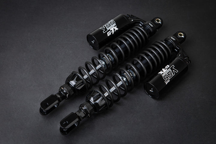 Shock YSS G-TX Honda Forza300-350'18-23 Black Edition, all black color