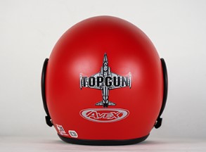 หมวกกันน็อค Avex Topgun Air สีแดงด้าน