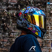 หมวกกันน็อค Random CZ-R BT 7 DeadHead เทาเงา