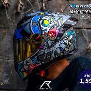 หมวกกันน็อค Random CZ-R BT 7 DeadHead เทาเงา