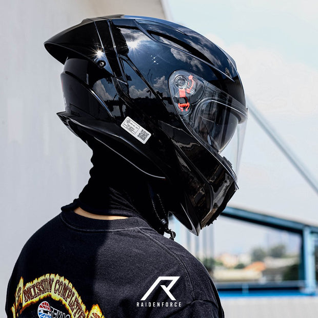 หมวกกันน็อค REAL Helmet Falcon พื้น-ดำ