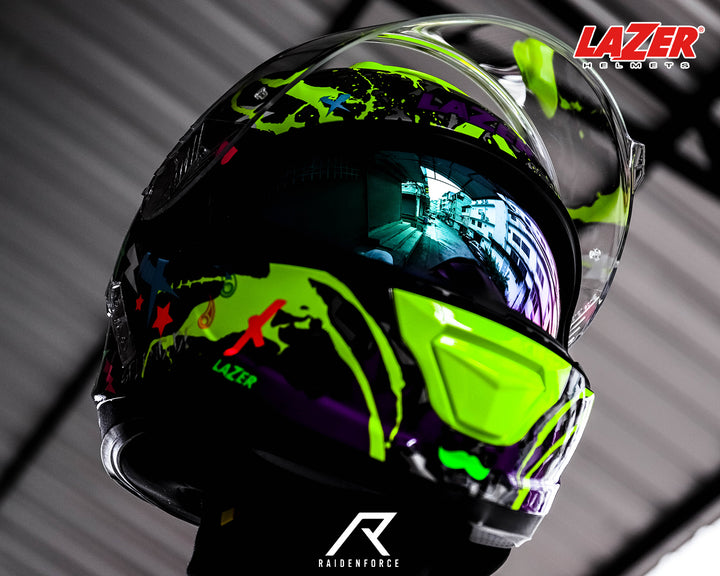 LAZER Helmet RAFALE Crazy Black Pattern Helmet