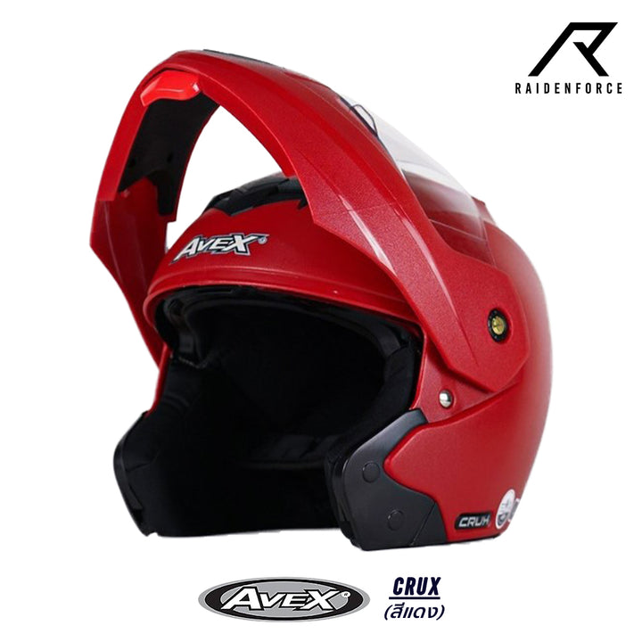 Avex Crux helmet red