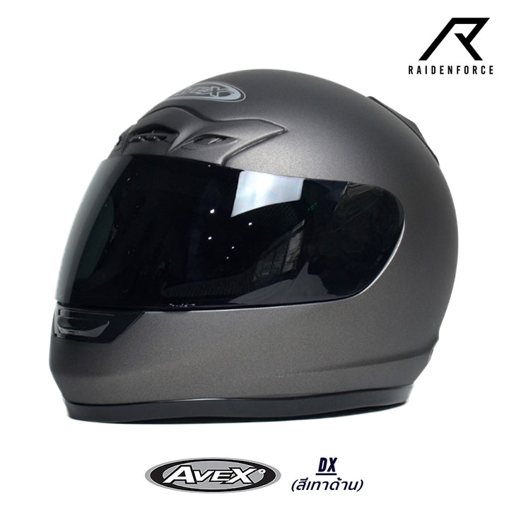 Avex Dx helmet, matte grey