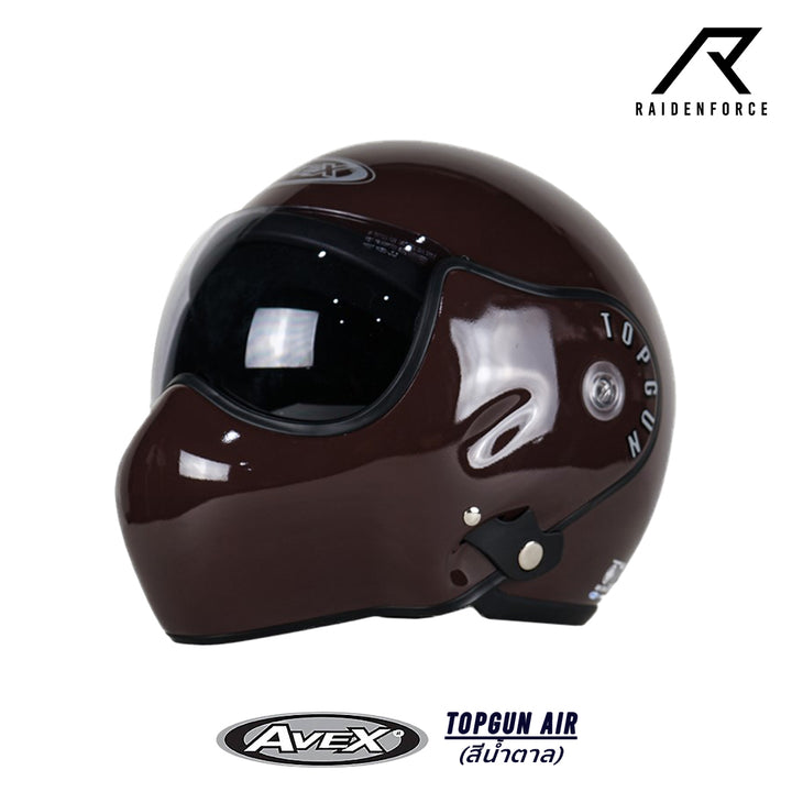Avex Topgun Air Helmet, Brown