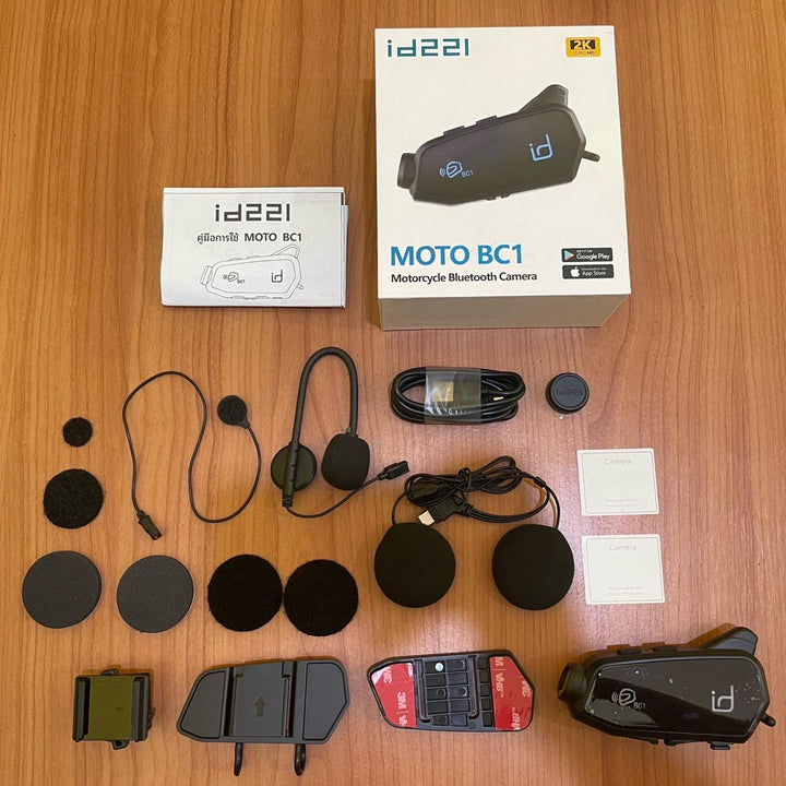 Bluetooth Helmet Headset (with Camera) ID221 MOTO BC1