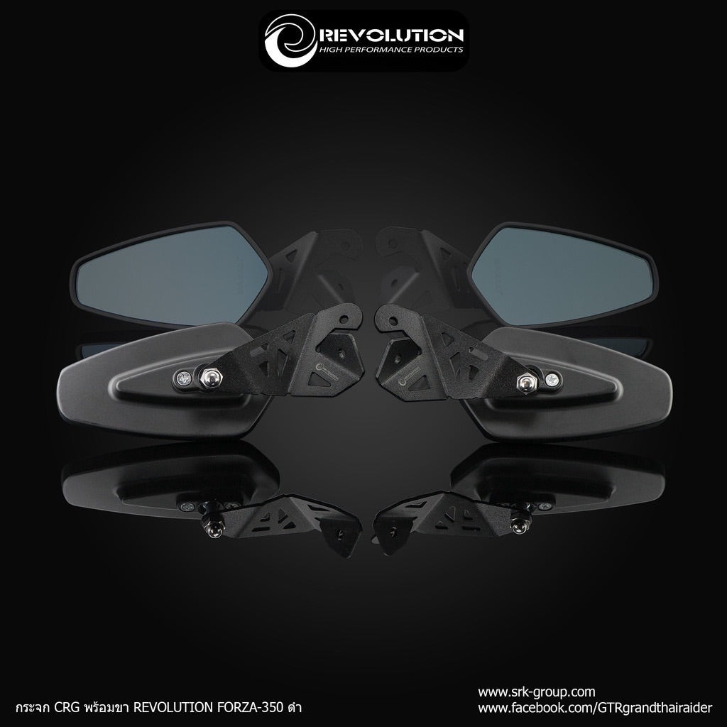 Revolution CRG mirror with stainless steel legs 2D Forza350