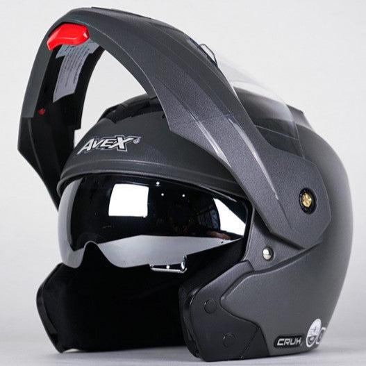 Avex Crux Helmet, 2-layer glasses, Bronze Gray