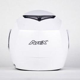 Avex Crux Helmet, 2-layer glasses, white