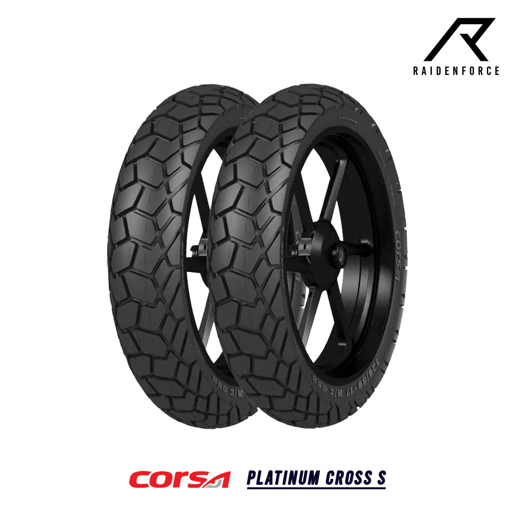 Corsa Platinum Cross S tires (rim size 13,14,17,19)