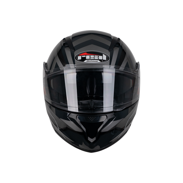 REAL Helmet STORM Rapid Black Gray