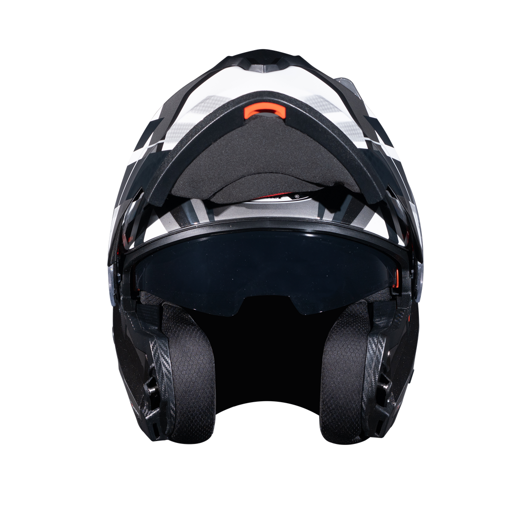 REAL Helmet STORM Rapid Black and White