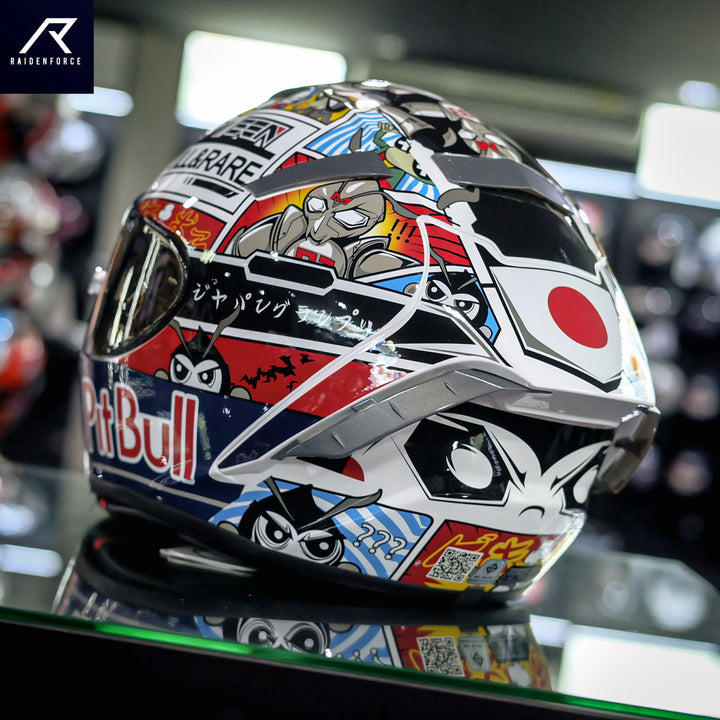 Sen Helmet Anime White Helmet 