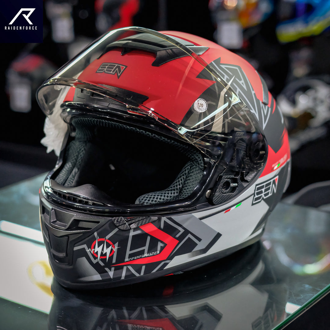 Sen Helmet Rush Matt red