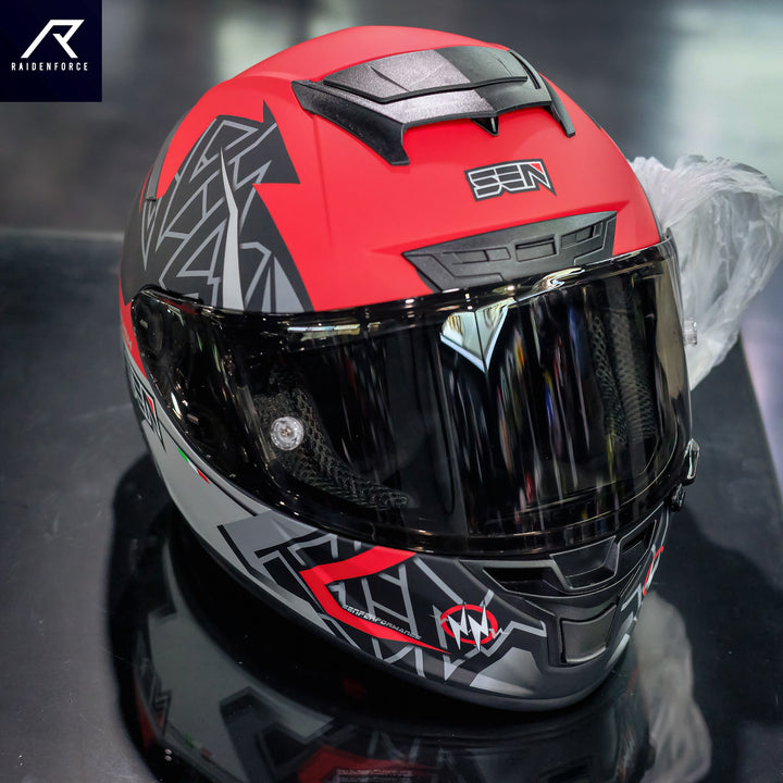 Sen Helmet Rush Matt red