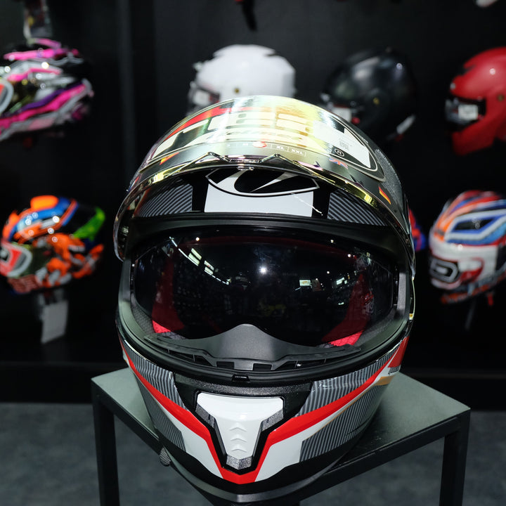 Real Helmet HURRICANE RACE X Red