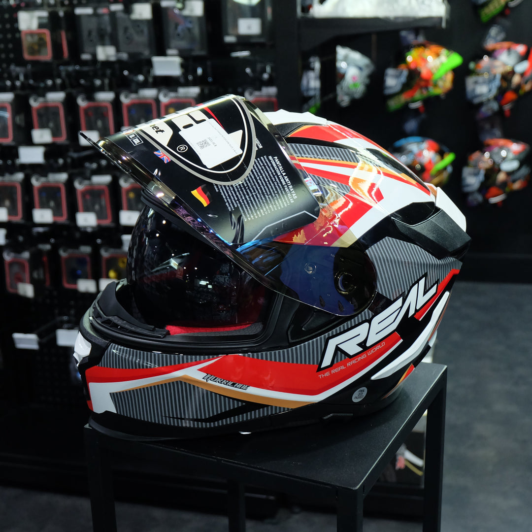 Real Helmet HURRICANE RACE X Red